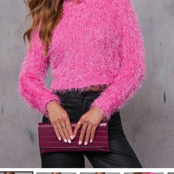 VICI Miley Fuzzy Knit Sweater - Picture 1 of 8